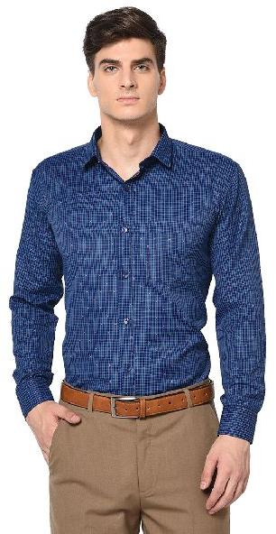 TF-1649 Blue Mens Formal Shirts, Pattern : Plain, INR 695 / Piece by ...