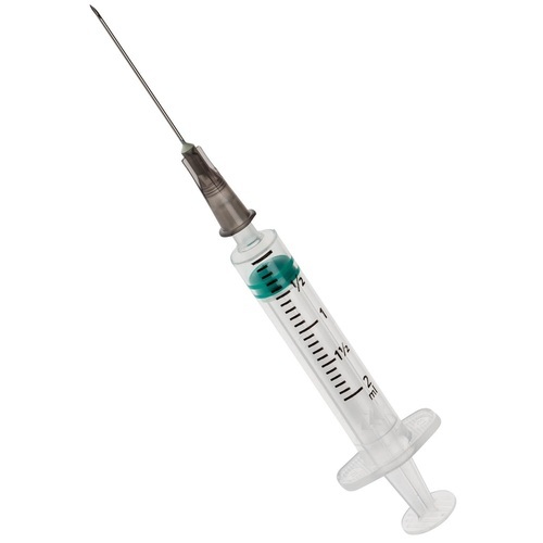 Stainless Steel Disposable Syringe, for Clinical, Hospital, Laboratory, Packaging Type : Plastic Packet