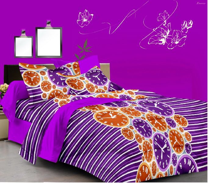 Printed Fancy Bed Cover, Feature : Anti Shrink