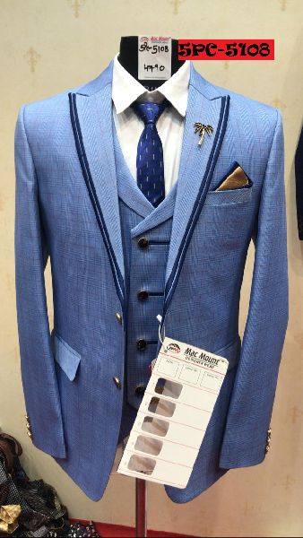 5 piece wedding suit