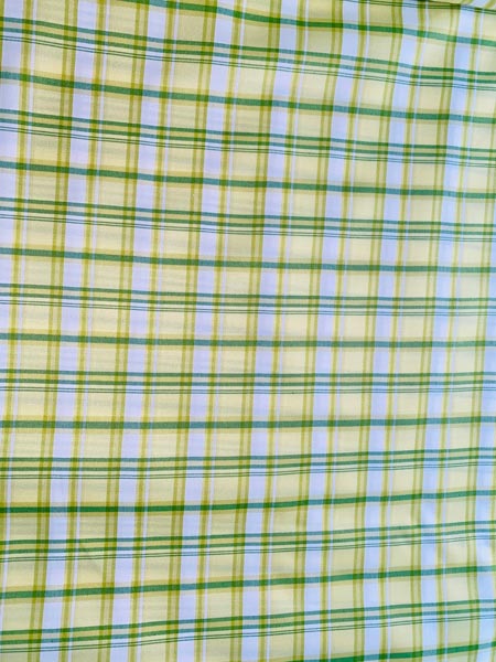 Dark Green Check School Uniform Fabric