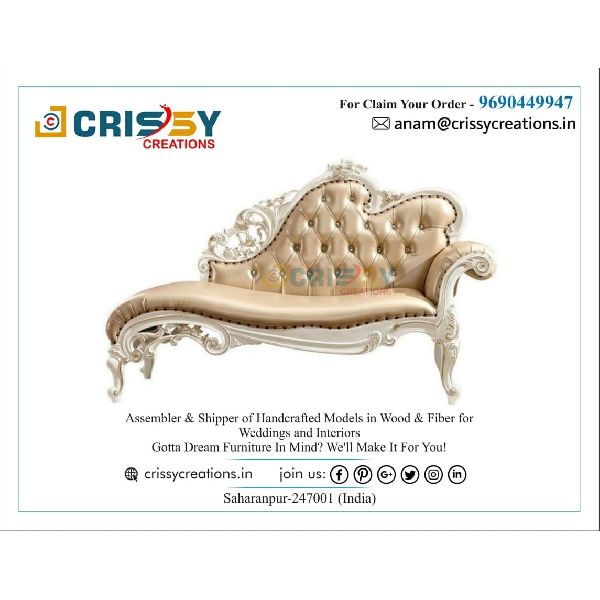 Embossed Sofa Couch, Seat Material : Foam