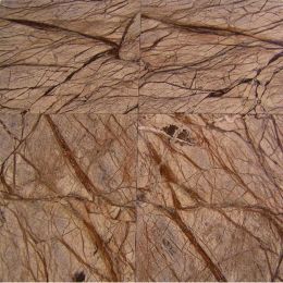 Rainforest Brown Marble Slabs, for Flooring Use, Feature : Attractive Design