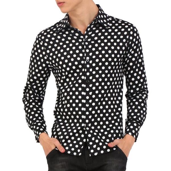 Half Sleeve Mens Polka Dot Shirts Size Xl Feature Anti Shrink At Best Price In Mumbai
