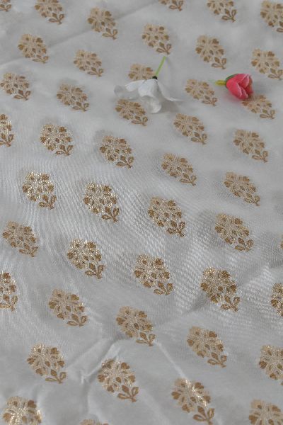 Pure Silk Embroidered Fancy Banarasi Fabric, Technics : Attractive Pattern