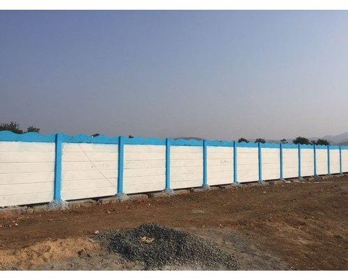 Polished RCC Prefabricated Wall, for Construction, Pattern : Plain