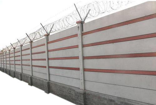 Cement Painted Precast Boundary Wall, Feature : Speedy Installation