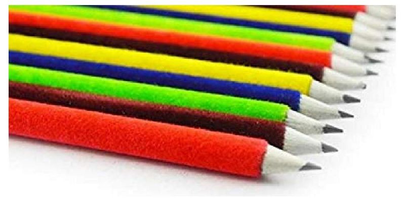 Round Black polymers Eco Friendly Writing Pencils, for Stylish Touch, Length : 8-10 Inch