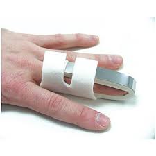 Aluminium Aluminum Finger Splint, for First Aid, Immobilization, Pattern : Plain