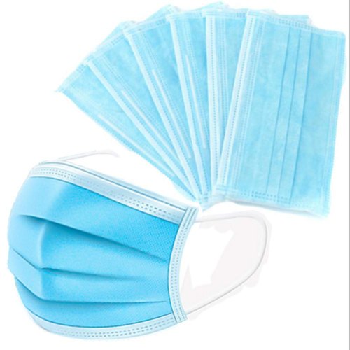 Cotton Disposable Face Mask, rope length : 4inch, 5inch