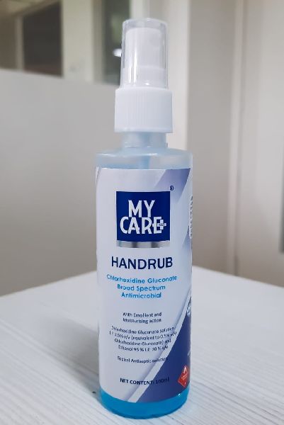 My Care+ 100ml Hand Rub, Color : Blue