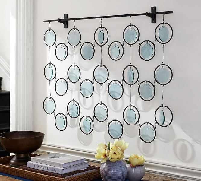Round Glass Wall Hangings