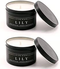 Glossy Paraffin Wax Lily Scented Candles, Technics : Handmade