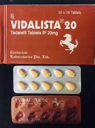 Vidalista 20mg Generic Cialis (Tadalafil Citrate20mg)