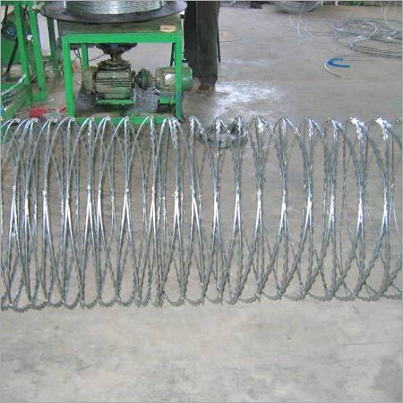 National Wires Concertina Razor Coil, for Border Areas.