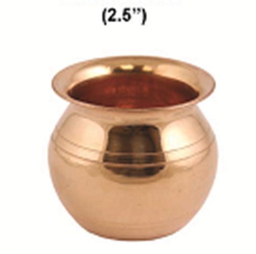 2.5 Inch Copper Engraved Lota, Feature : Hard
