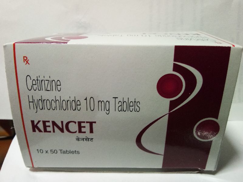 Cetirizine Hydrochloride 10mg Tablets, for Hospital, Clinical