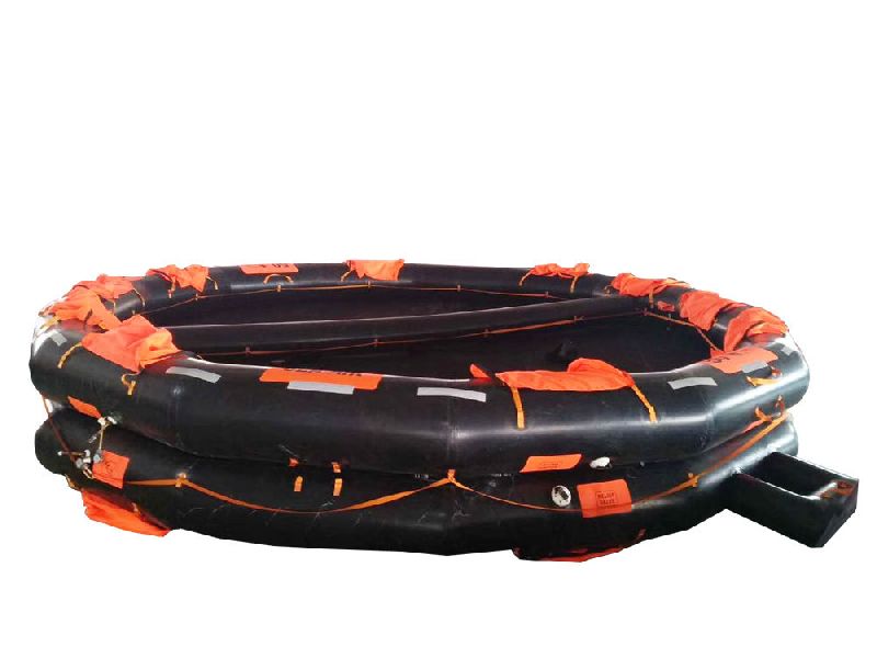 Throw Over Open Reversible Inflatable Life Raft, for Ship, Feature : East To Use, Light Weight