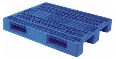 Non Polished HDPE plastic pallets, for Industrial Use, Packaging Use, Style : Single Faced