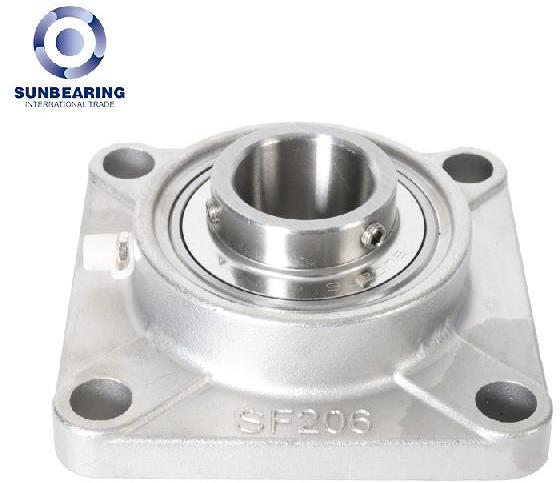 SUCF206 4 bolts stainless steel flange bearing