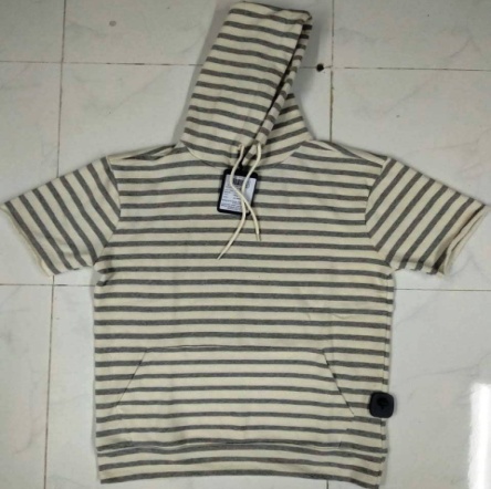 Striped Mens Half Sleeve Hoodie, Size : XL, XXL