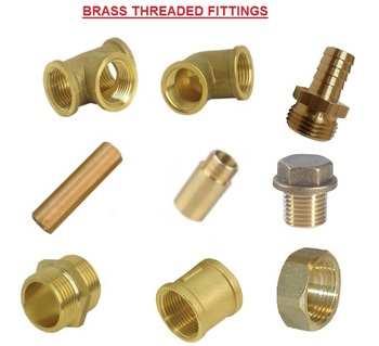 Privac Equal Brass Nipple Threaded Fitting, for Water Pipe System, Technics : Forged