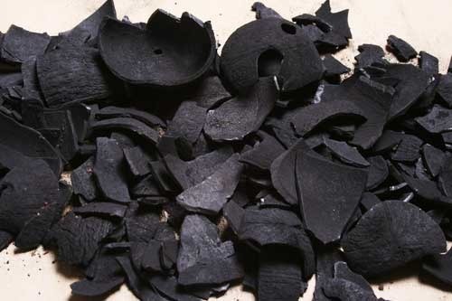 Sun Dried Organic Coconut Charcoal, Packaging Type : Bag