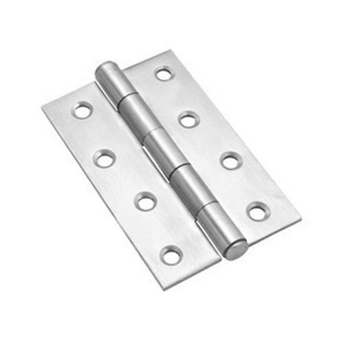 Polished Metal butt hinges, Length : 2inch