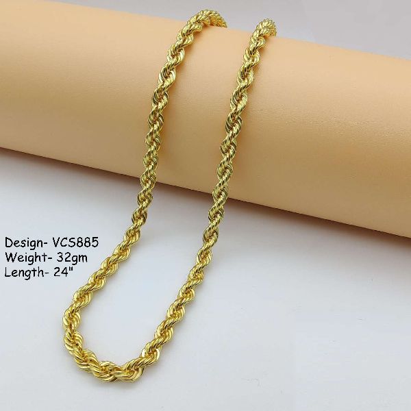 Silky Gold chain in 22K