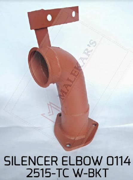 0114 2515-TC W-BKT Silencer Elbow, for Automotive, Color : Red