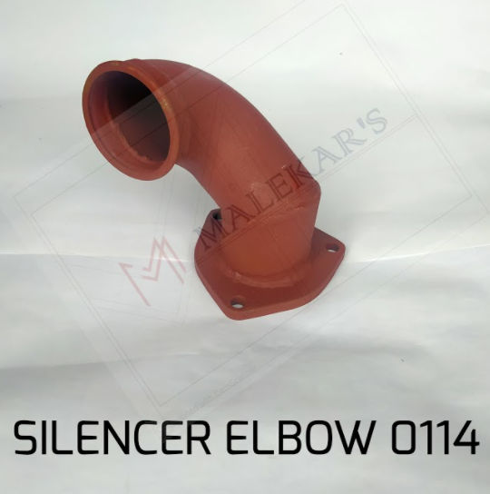 Metal 0114 Silencer Elbow, Color : Red