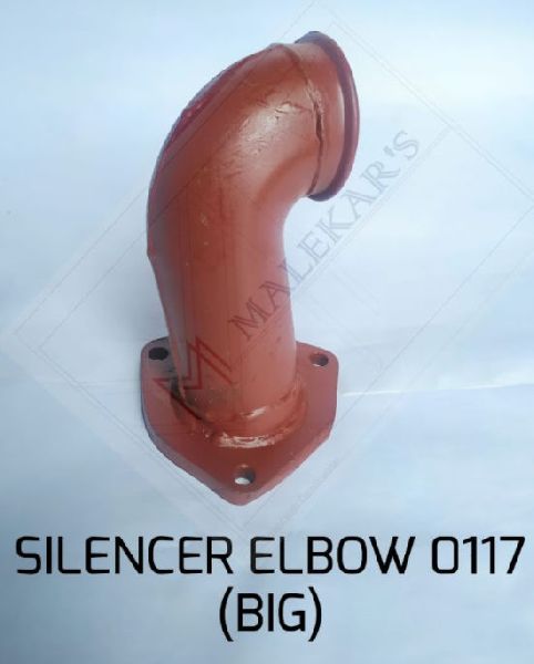 Metal 0117 Big Silencer Elbow, Color : Red
