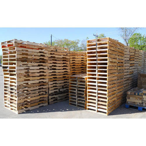 Polished four way wooden pallets, Style : Single Faced