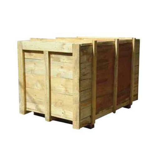 Rectangular Polished Industrial Wooden Box, for Packaging, Size : Standard