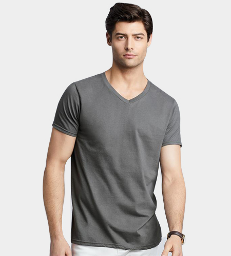Plain Cotton Mens V Neck T-Shirt, Feature : Anti-Wrinkle, Comfortable
