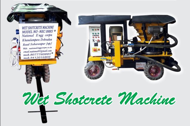 Automatic Concrete Wet Shotcrete Machine, for Construction, Color : Blue