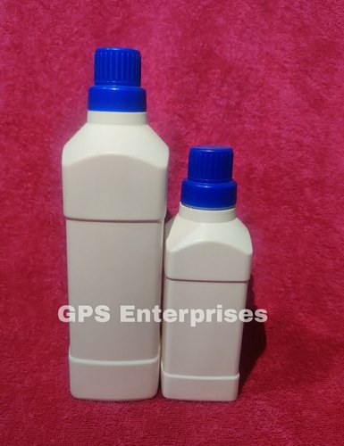 1000 ml HDPE White Liquid Detergent Bottle