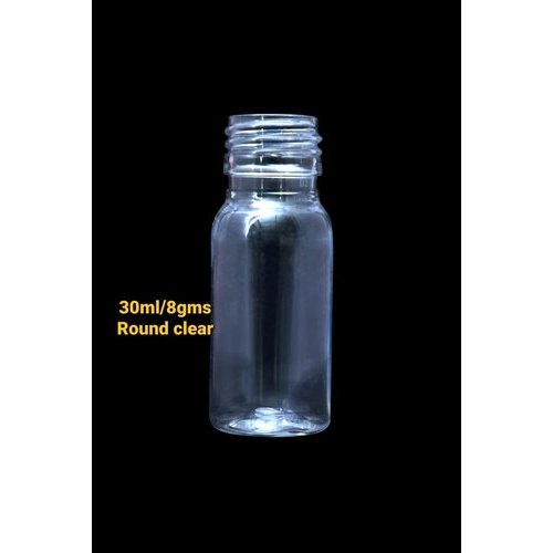 30ml Round Clear PET Bottle