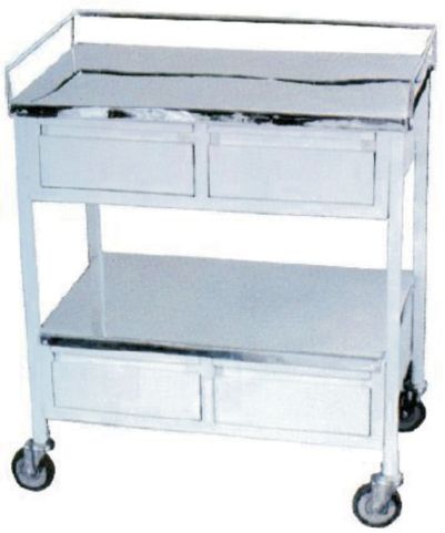 Polished Aluminium Box Type Instrument Trolley, Feature : Corrosion Proof, Durable