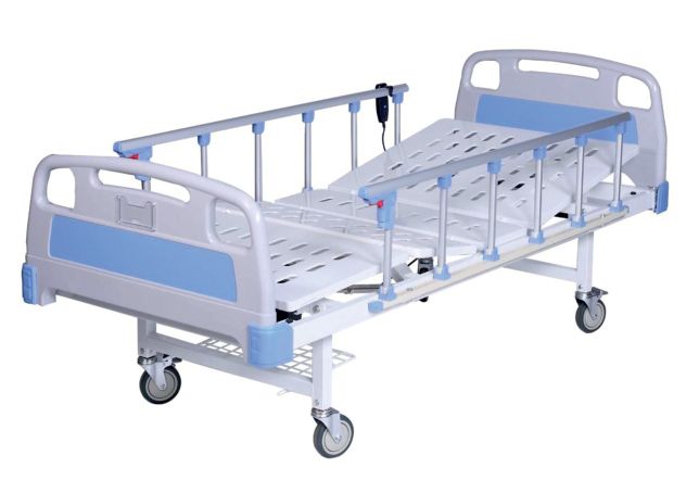 Rectangular Polished Mild Steel Electric Fowler Bed, for Hospital, Folding Style : Foldable