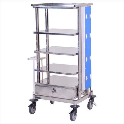 Metal Laparoscopy Trolley, for Handling Heavy Weights, Feature : Easy Operate, Rustproof