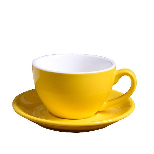 Round Polished Ceramic Saucer Cups, for Coffee, Tea, Feature : High Quality, Perfect Shape