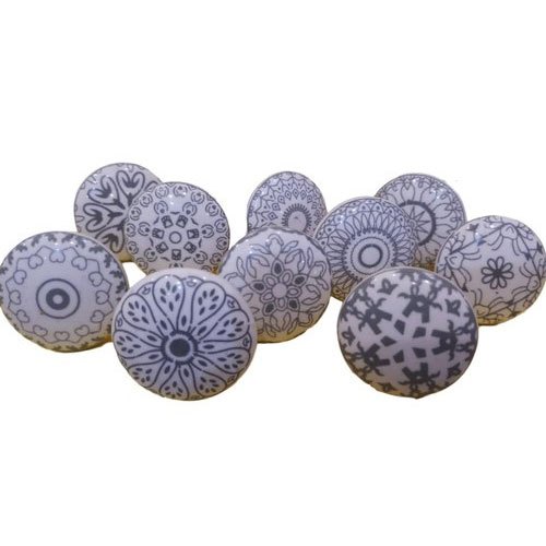 Round Finished Polished Door Knob, for Household, Feature : Attractive Pattern, Highly Durable