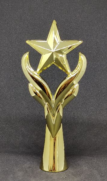FLAMBOYANT Polished ZINC ALLOY GOLD STAR`, for Gifting, TRPHY MANUFACTURING, Size : 15CMX6.5CMX1CM