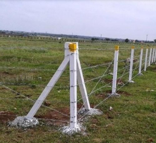 Cement Rectangular Fencing Pole