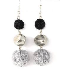 Polished Metal Artificial Fancy Earrings, Packaging Type : Wooden Box