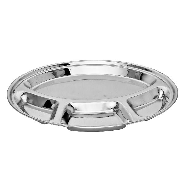 Stainless Steel Deluxe Dinner Plate, Size : 12-15 Inch