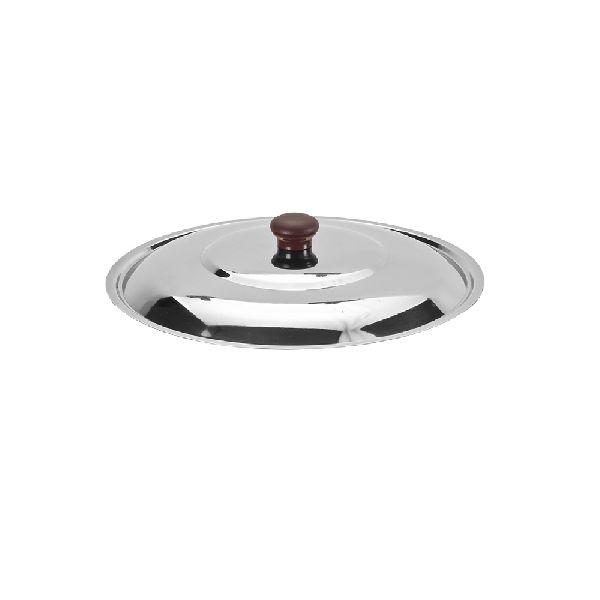 Round Stainless Steel Sauce Pan Cover, Color : Grey