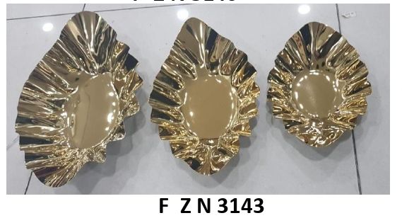 300-500gm Brass Designer Serving Dish, Size : 10inch, 11inch, 6inch