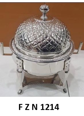 Stainless Steel Roll Top Chafing Dish, for Serving Food, Feature : Fine Finished, Light Weight